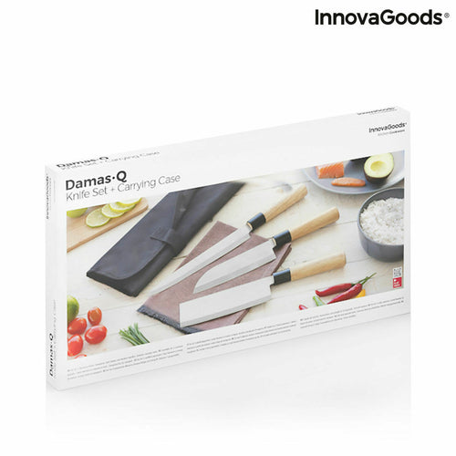 Set of Knives with Professional Carry Case Damas