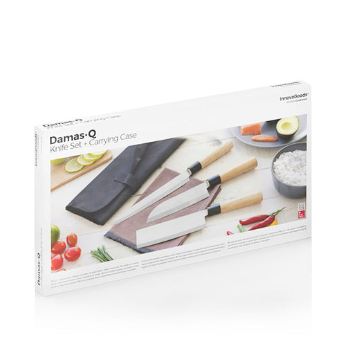 Set of Knives with Professional Carry Case Damas