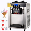 Commercial Ice Cream Maker, 22-30L/H Yield, Countertop Soft Serve